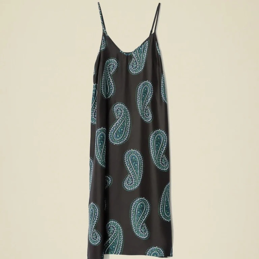 ISO XiRENA Amber Dress in Black Paisley